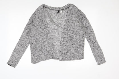 Womens UK Size S Divided by H&M Grey Cardigan Jumper