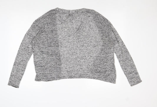 Womens UK Size S Divided by H&M Grey Cardigan Jumper