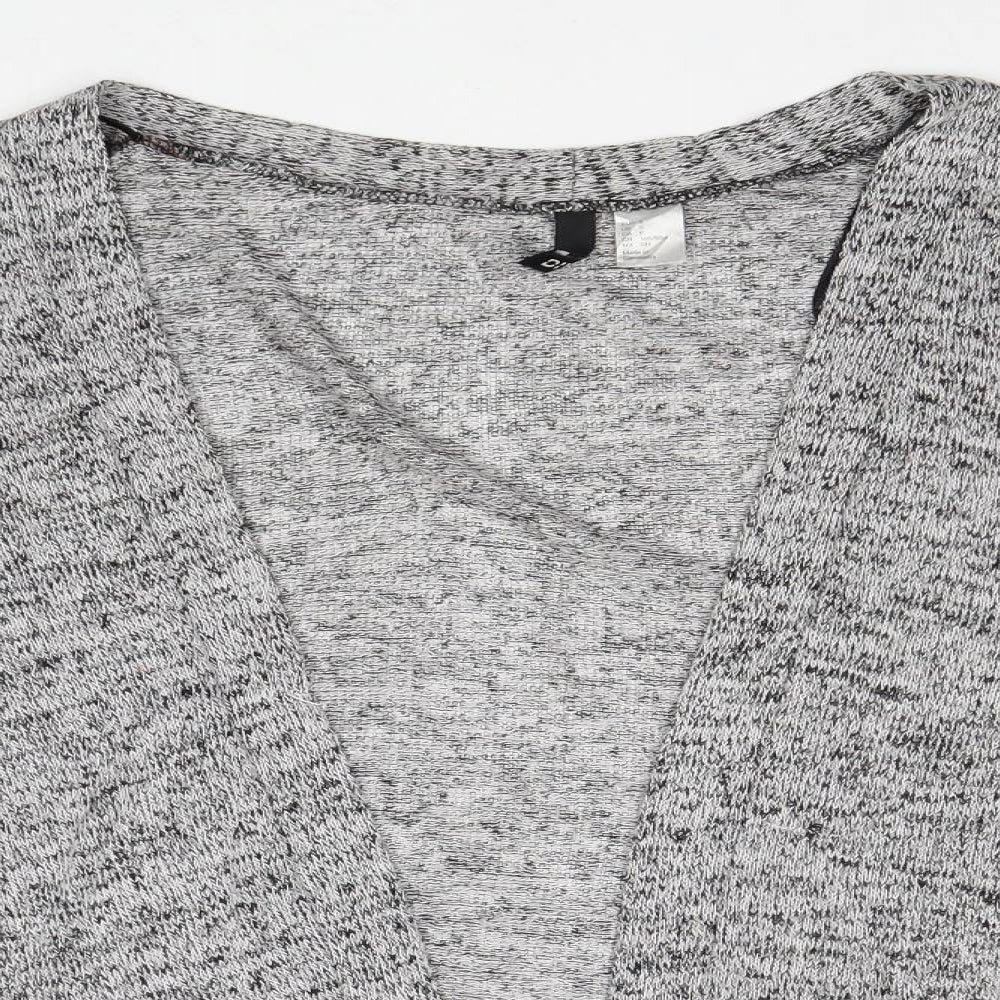 Womens UK Size S Divided by H&M Grey Cardigan Jumper