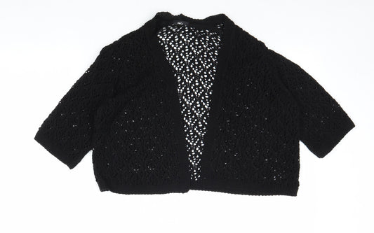 Womens UK Size M M&Co Black Cardigan Jumper