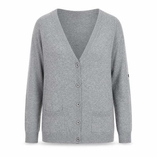 Womens UK Size 10 ASOS Grey Cardigan Jumper
