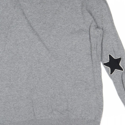 Womens UK Size 10 ASOS Grey Cardigan Jumper