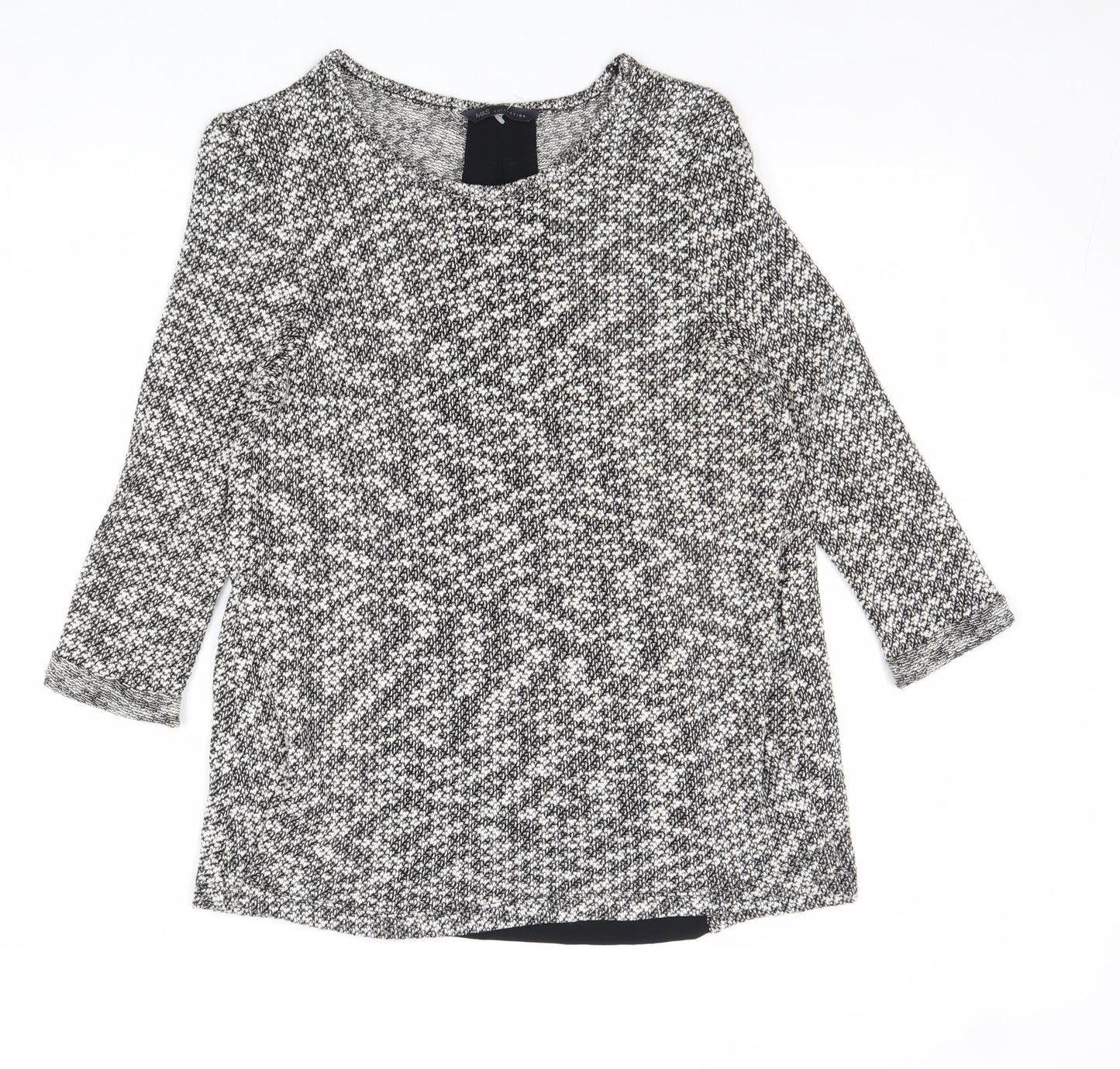 Womens UK Size 8 Marks and Spencer Grey Pullover Jumper