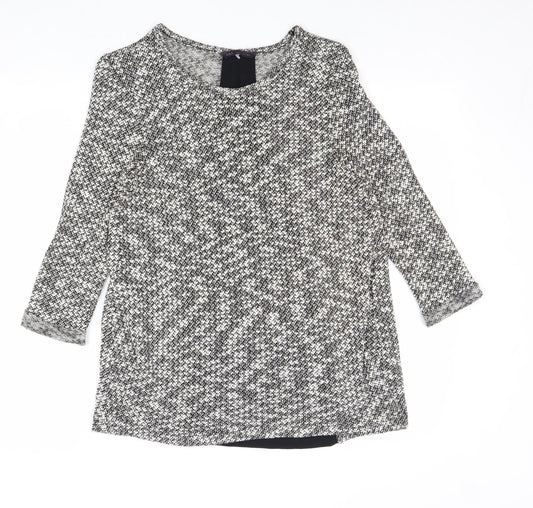 Womens UK Size 8 Marks and Spencer Grey Pullover Jumper