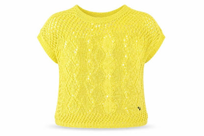 Womens UK Size S NEXT Yellow Pullover Jumper