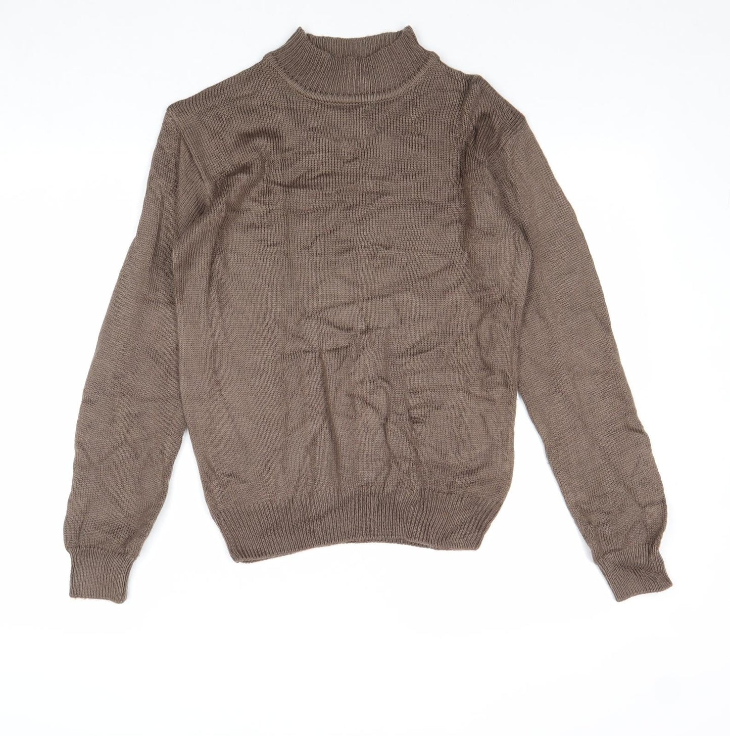 Womens UK Size 8 Damart Brown Pullover Jumper