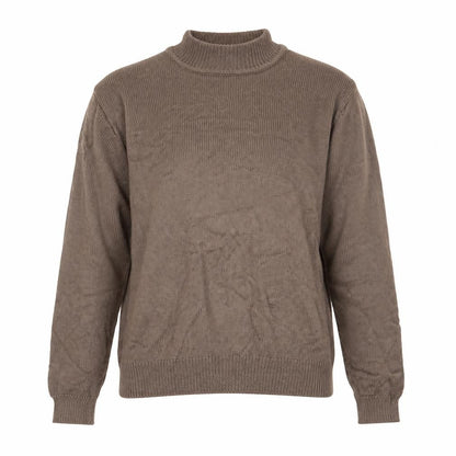 Womens UK Size 8 Damart Brown Pullover Jumper