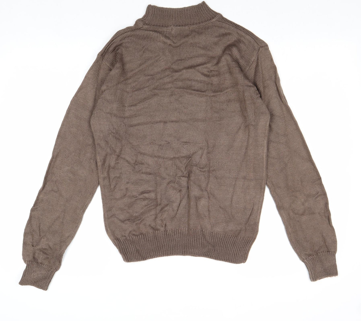 Womens UK Size 8 Damart Brown Pullover Jumper