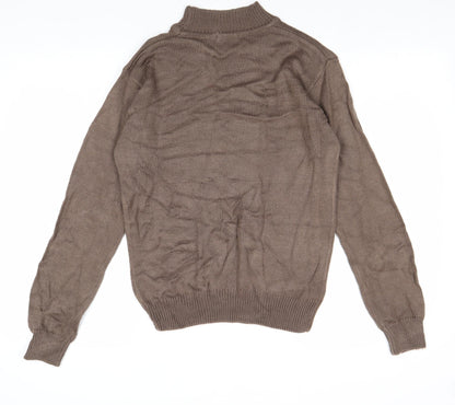 Womens UK Size 8 Damart Brown Pullover Jumper