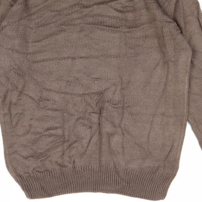 Womens UK Size 8 Damart Brown Pullover Jumper
