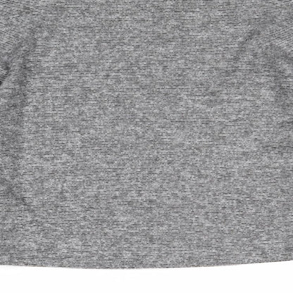 New Look Womens Grey Round Neck Polyester Pullover Jumper Size S