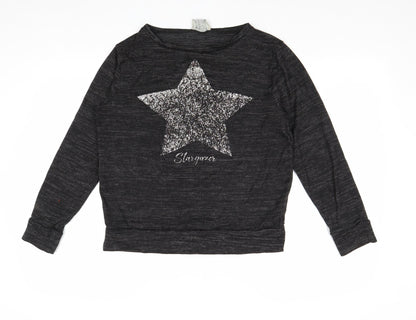 Womens UK Size S Matalan Black Pullover Jumper