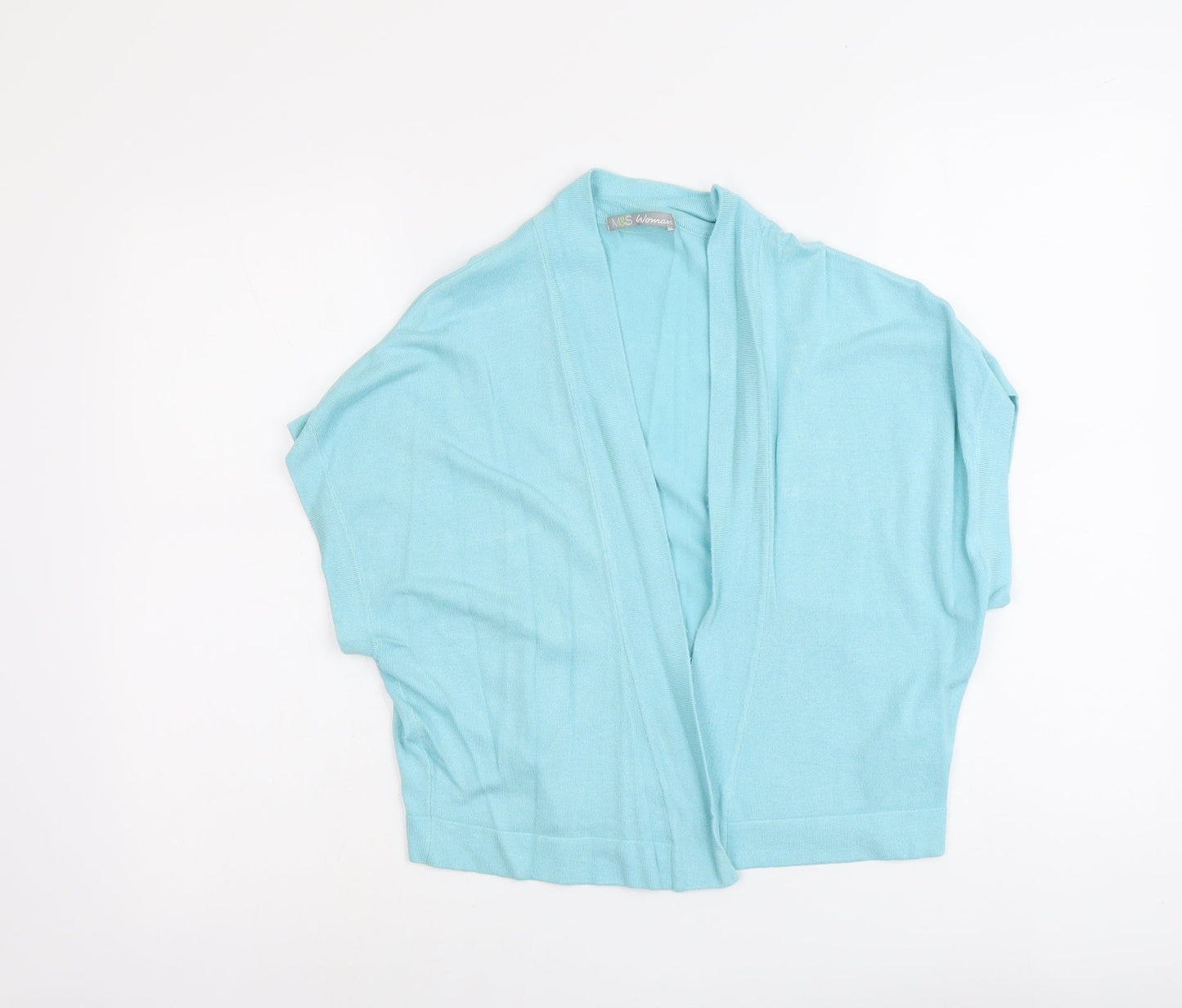 Womens UK Size 14 Marks and Spencer Blue Cardigan Jumper