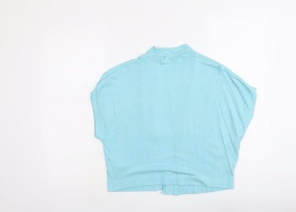 Womens UK Size 14 Marks and Spencer Blue Cardigan Jumper