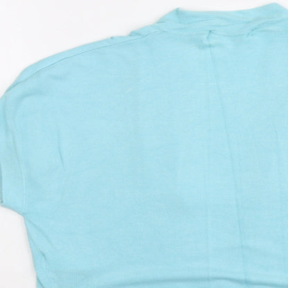 Womens UK Size 14 Marks and Spencer Blue Cardigan Jumper