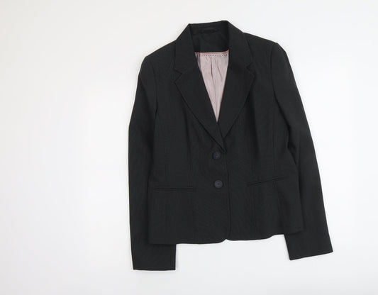 F&F Womens Grey Polyester Jacket Suit Jacket Size 16