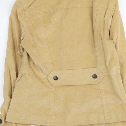 Nicole Womens Beige Jacket Size 8 Button