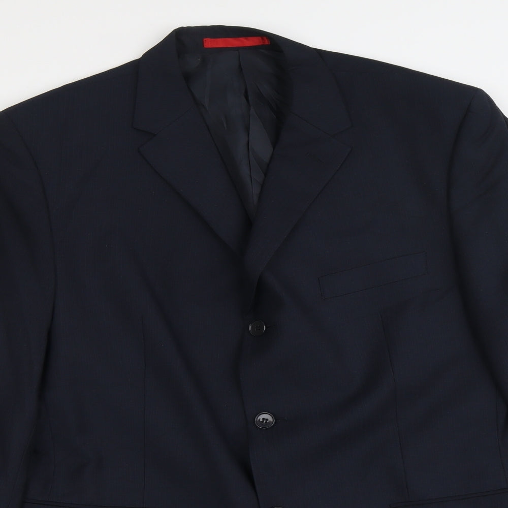 Mens UK Size L Burton Regular Blue Suit Jacket