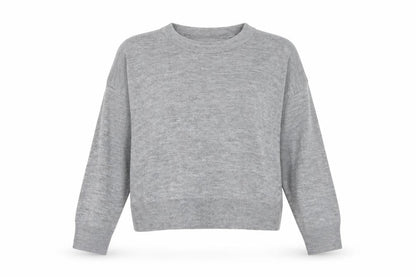 Womens UK Size L Boohoo Grey Pullover Jumper