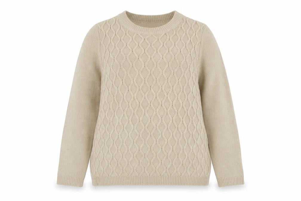 Womens UK Size S Bonmarché Beige Pullover Jumper