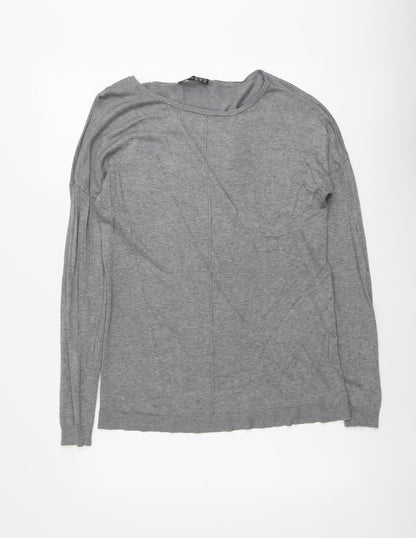 Womens UK Size 12 Atmosphere Grey Pullover Jumper