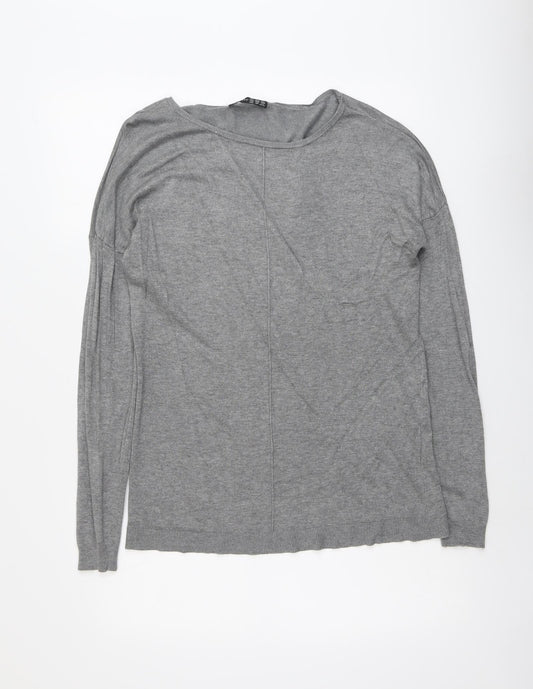 Womens UK Size 12 Atmosphere Grey Pullover Jumper