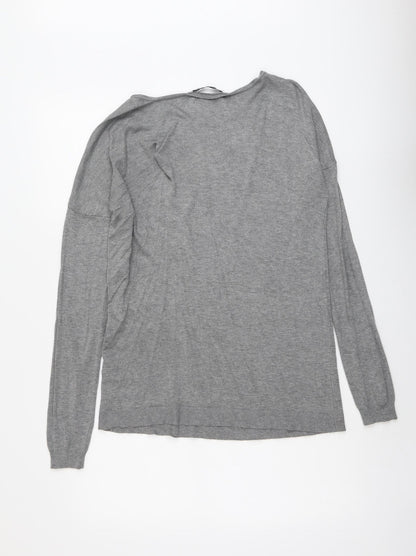 Womens UK Size 12 Atmosphere Grey Pullover Jumper