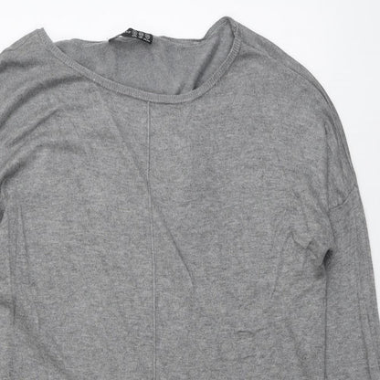 Womens UK Size 12 Atmosphere Grey Pullover Jumper