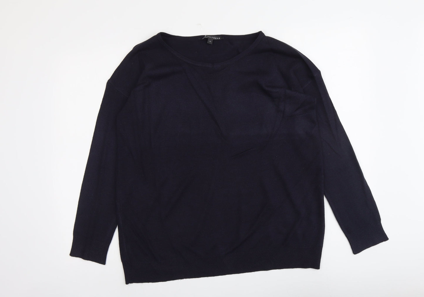 Womens UK Size 12 Bonmarché Blue Pullover Jumper