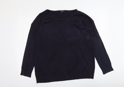 Womens UK Size 12 Bonmarché Blue Pullover Jumper