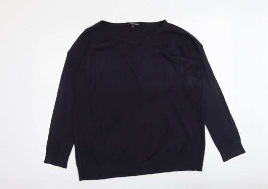 Womens UK Size 12 Bonmarché Blue Pullover Jumper