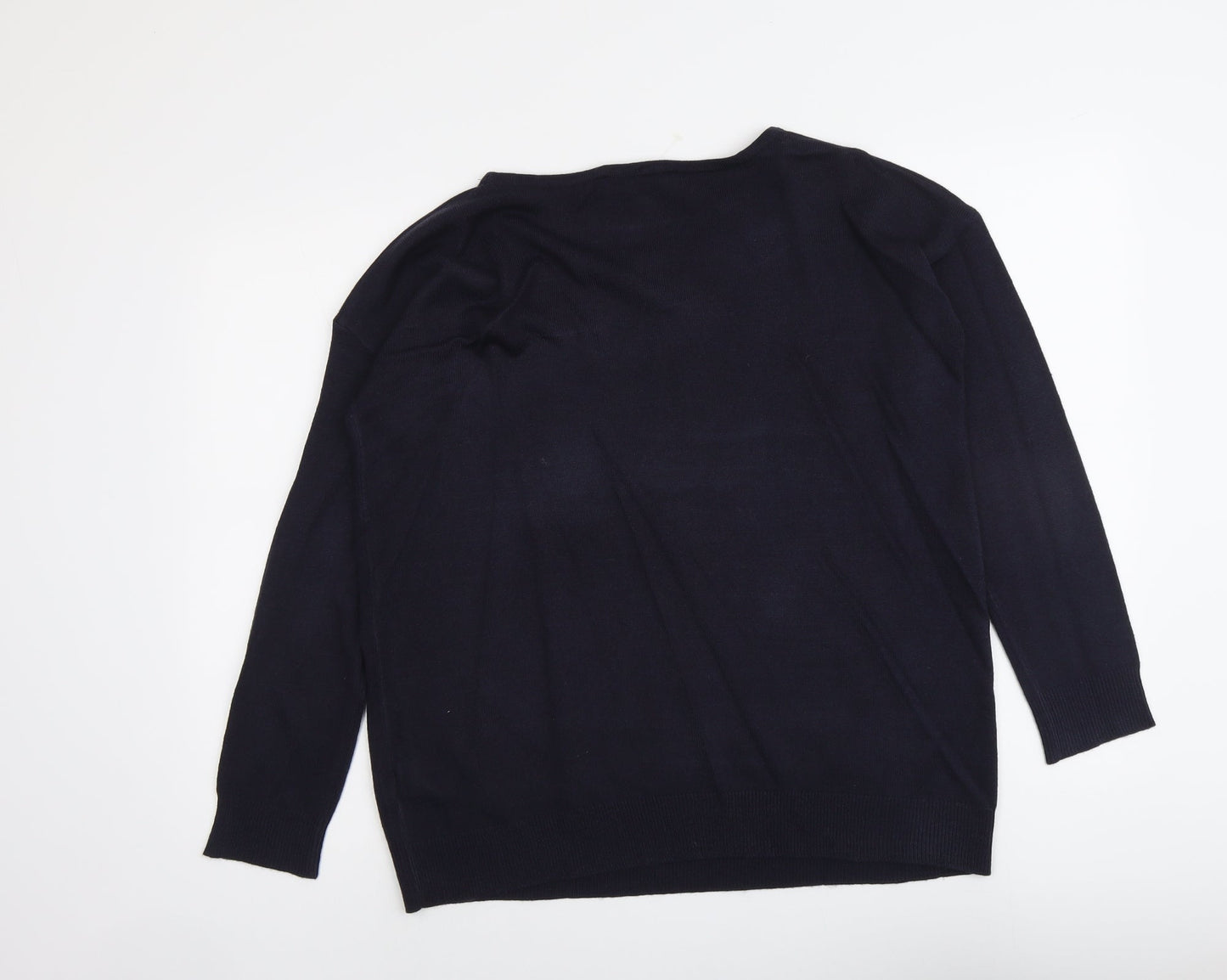 Womens UK Size 12 Bonmarché Blue Pullover Jumper
