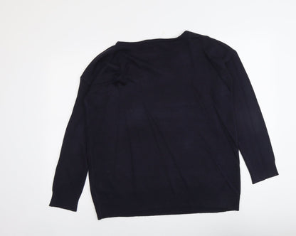 Womens UK Size 12 Bonmarché Blue Pullover Jumper