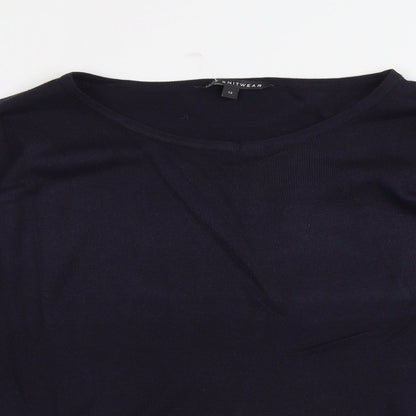 Womens UK Size 12 Bonmarché Blue Pullover Jumper