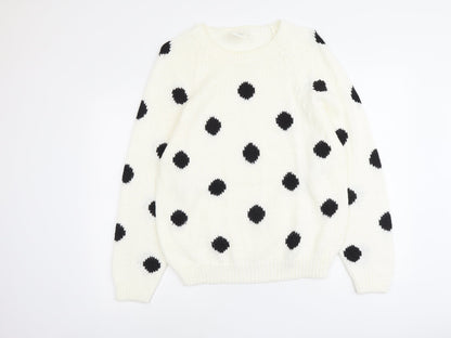 Womens UK Size 14 Amari Ivory Pullover Jumper