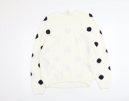 Womens UK Size 14 Amari Ivory Pullover Jumper