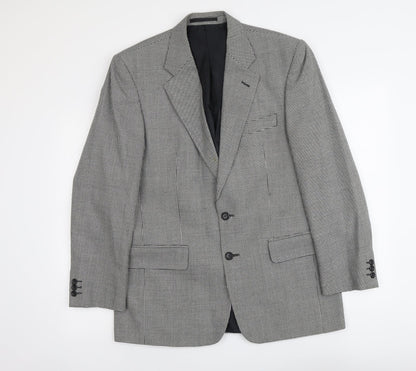 Mens UK Size M SCOTT Regular Black Suit Jacket