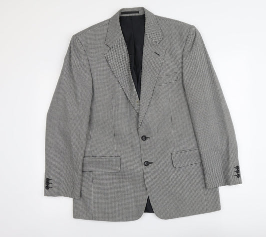 Mens UK Size M SCOTT Regular Black Suit Jacket