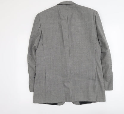Mens UK Size M SCOTT Regular Black Suit Jacket