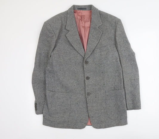 Mens UK Size S Willson Regular Grey Suit Jacket