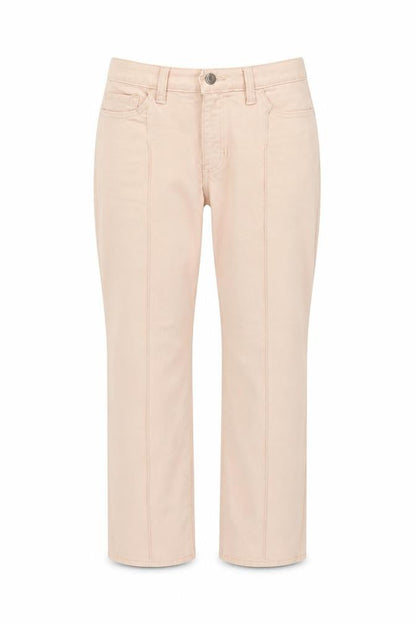 Womens UK Size 8 Gap Regular Fit Straight Pink Jeans