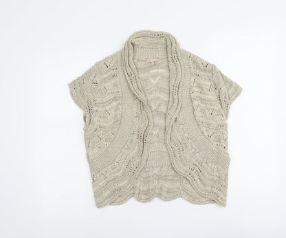 Womens UK Size 18 Soon Beige Cardigan Jumper
