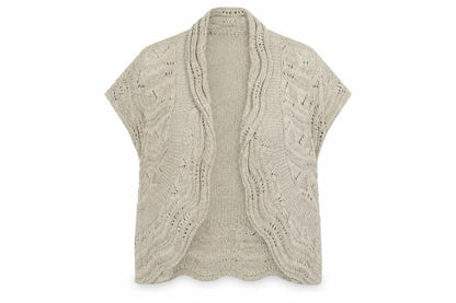 Womens UK Size 18 Soon Beige Cardigan Jumper