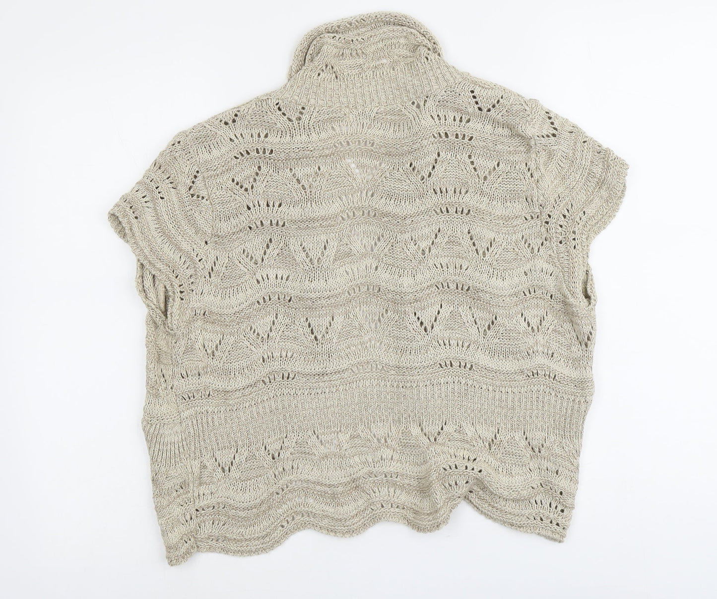 Womens UK Size 18 Soon Beige Cardigan Jumper