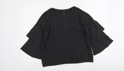 Womens UK Size S New Look Grey Pullover Jumper
