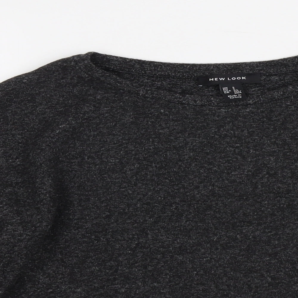 Womens UK Size S New Look Grey Pullover Jumper