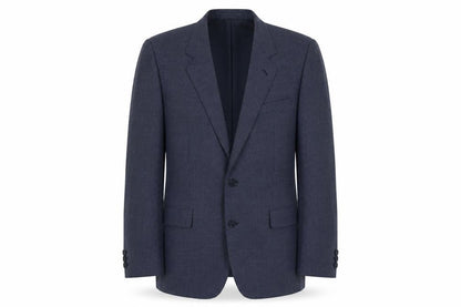 Collier Mens Blue Wool Jacket Suit Jacket Size M Regular