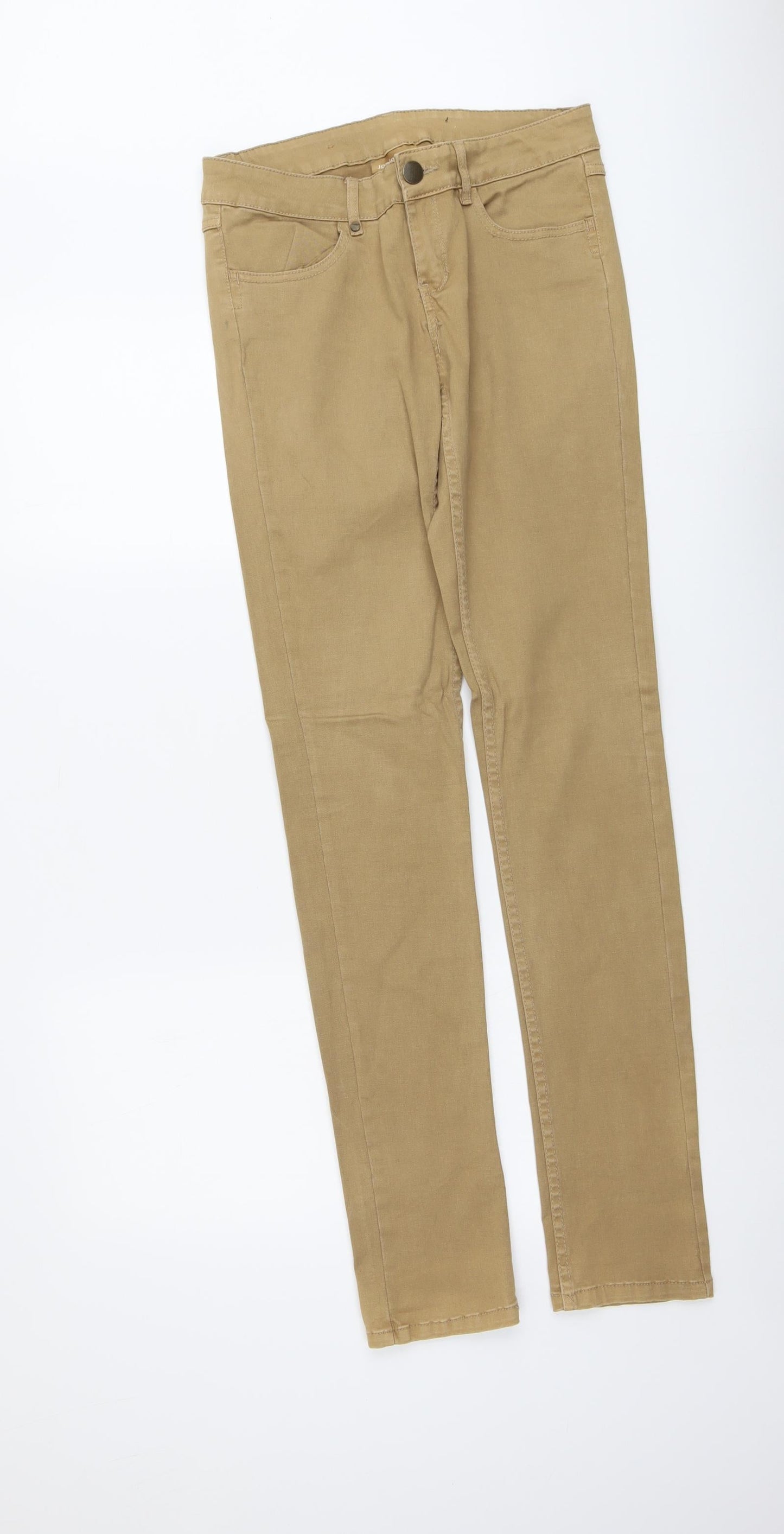 Womens UK Size 8 Janina Regular Fit Skinny Brown Jeans