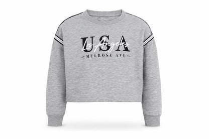 Primark Girls Grey Polyester Pullover Sweatshirt Size 7-8 Years Pullover