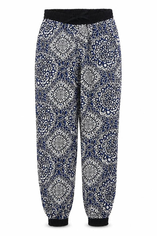 Womens UK Size 8 Topshop Regular Fit Jogger Blue Trousers